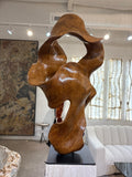 Teak wood sculpture