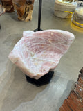 Rose quartz rotating chair