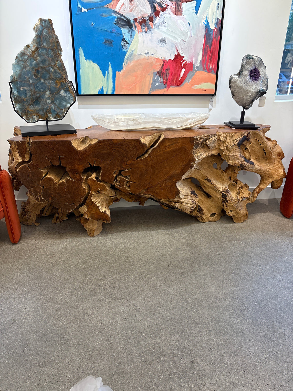Teak wood countertop