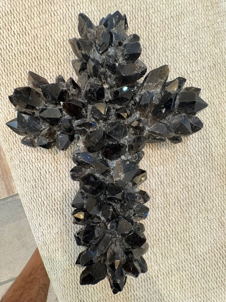 SMOKY QUARTZ CROSS
