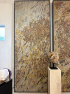 Backlit stone panel