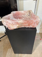 Rose quartz sink