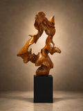 TEAK WOOD SCULPTURE