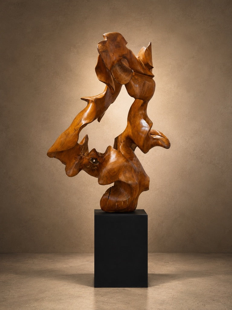 TEAK WOOD SCULPTURE
