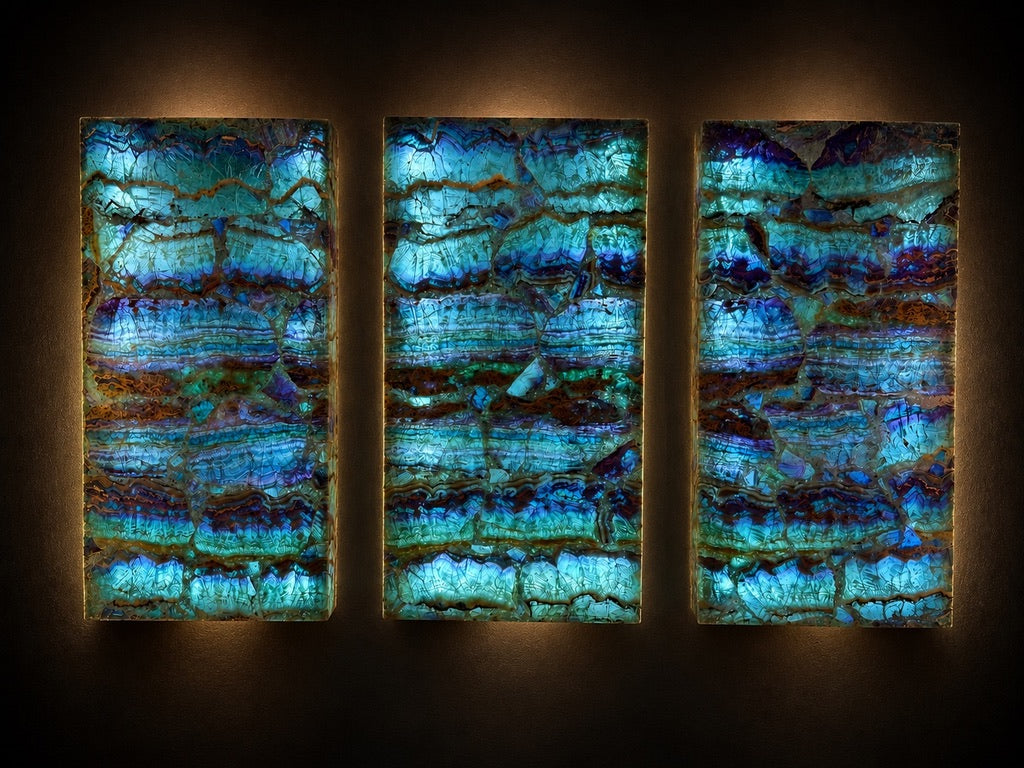 FLUORITE TRIPTYCH
