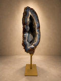 BRAZILIAN AGATE DRUZY SCULPTURE