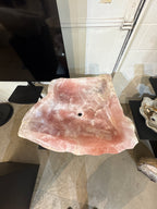 Rose quartz sink