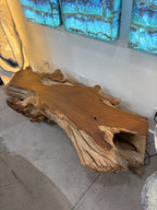 Teak wood bench