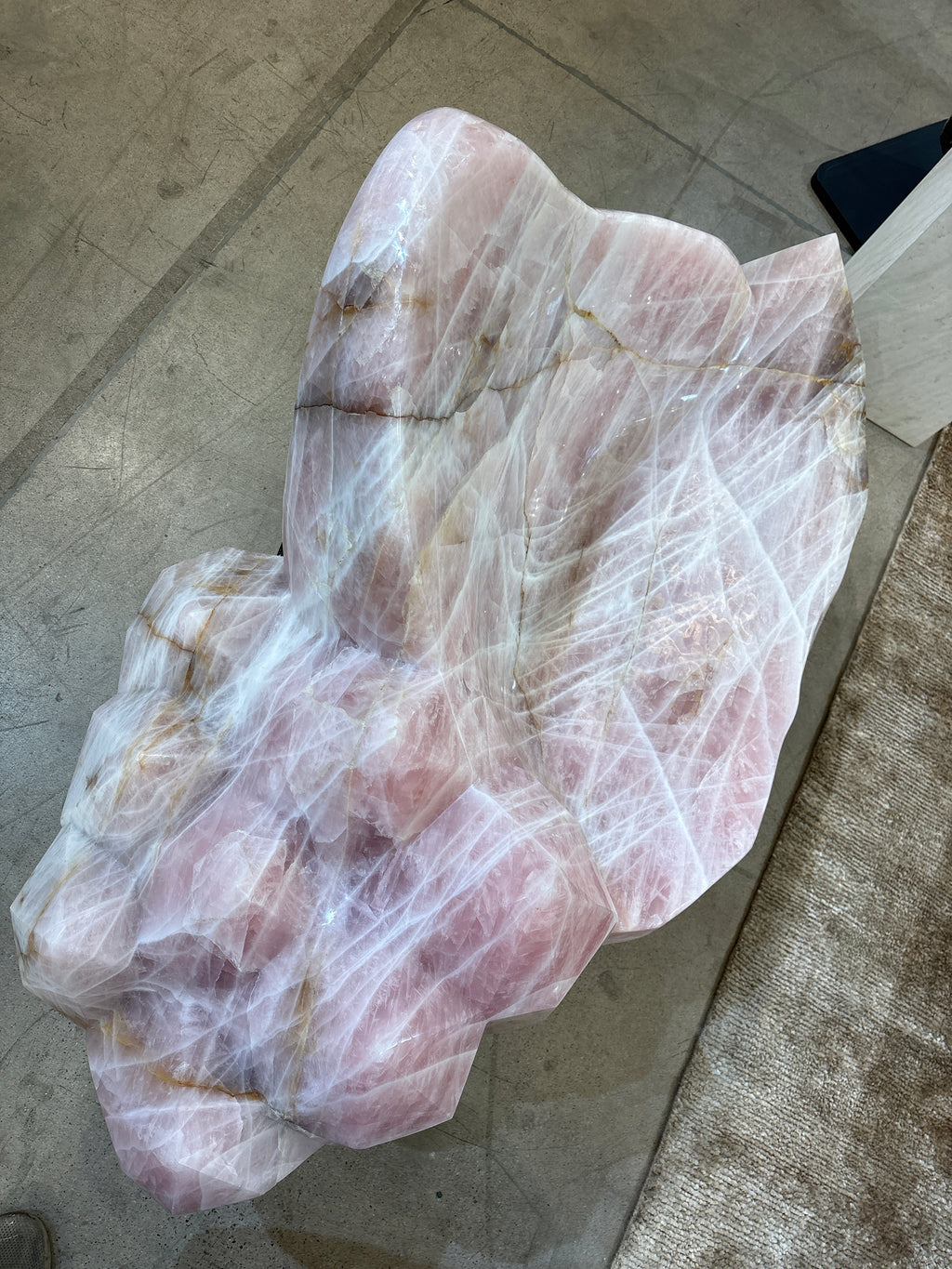 Rose Quartz Swivel Chair