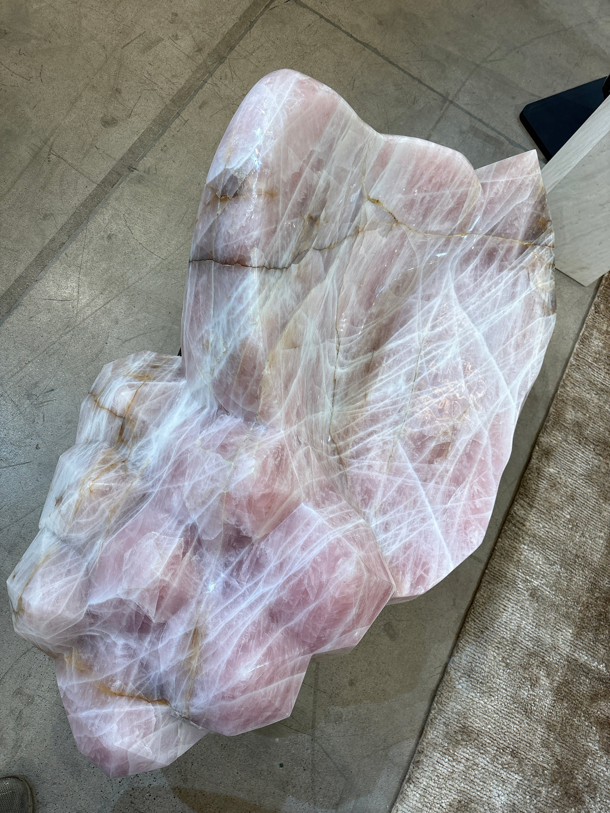Rose Quartz Swivel Chair