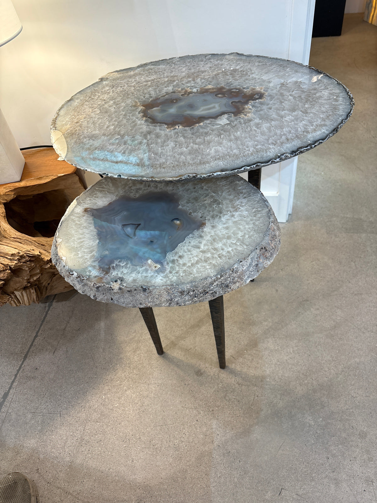 2 Tier Agate Table