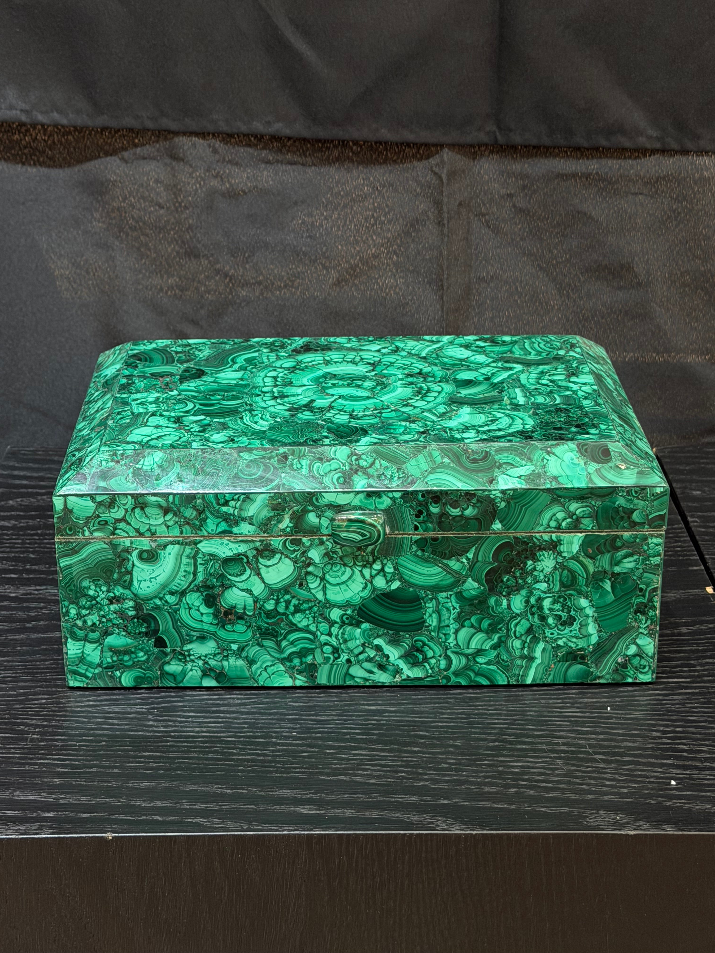 Malachite Treasure Casket